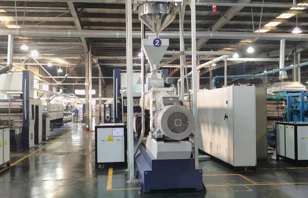 拉丝机集成混料上料设备